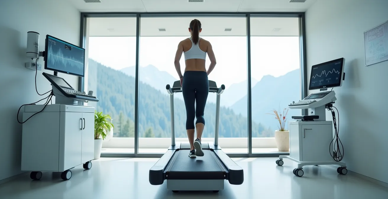 Belastungs-EKG Untersuchung in einer Schweizer Praxis