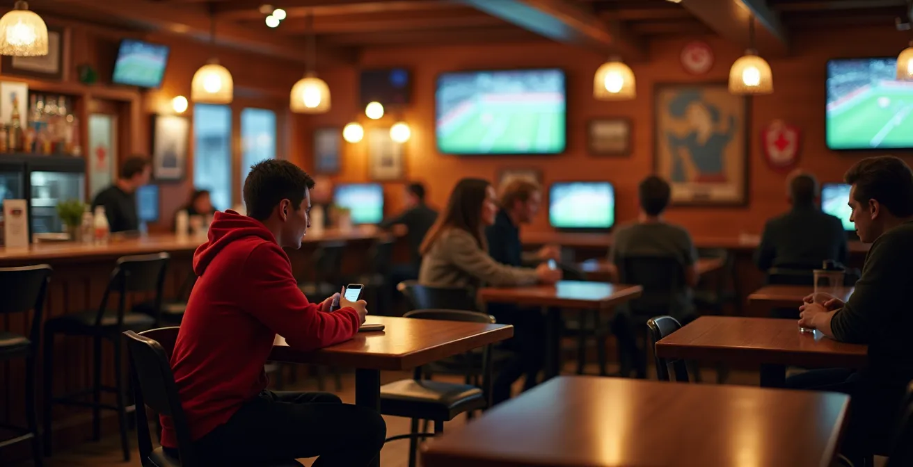 Entwicklungsprozess vom Zuschauer zum engagierten Fan in Schweizer Sportbar