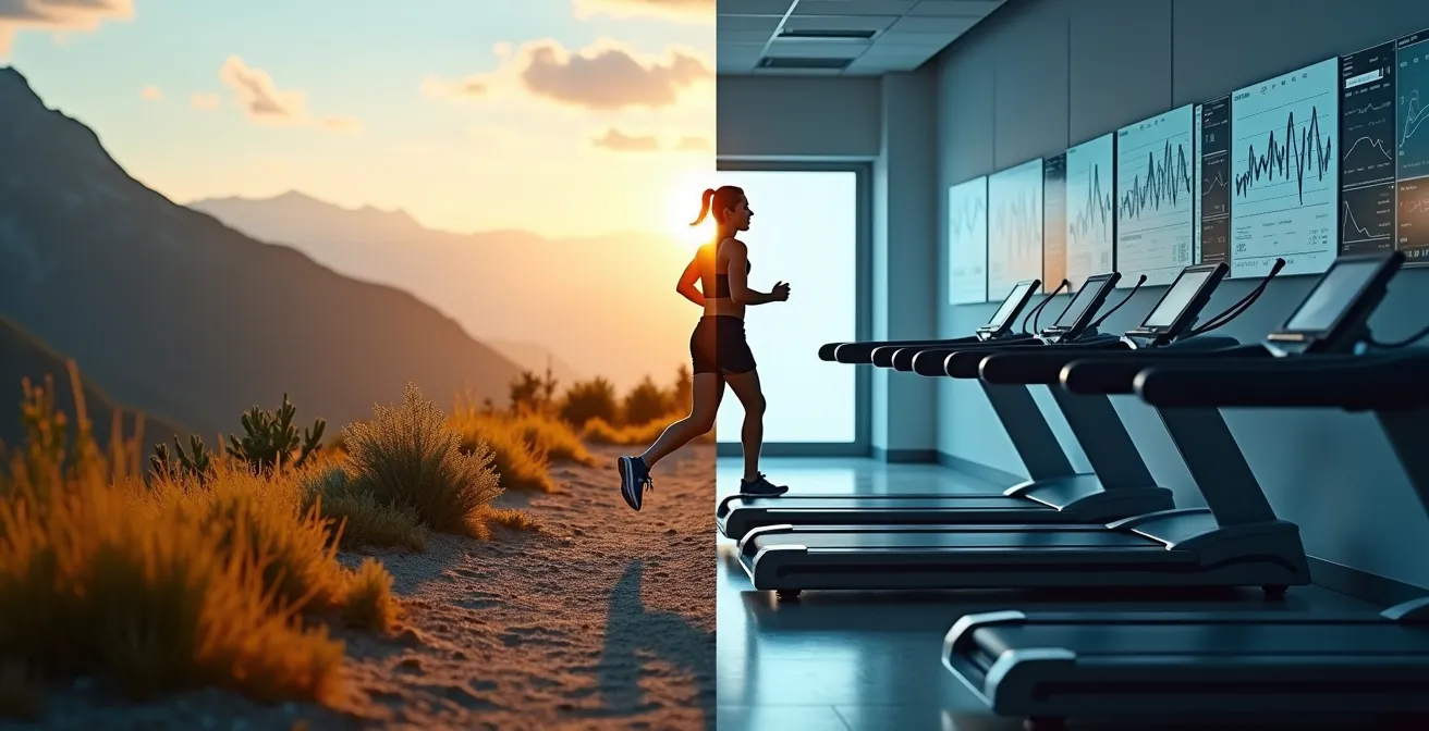 Vergleich zwischen Feldtest im Freien und Labortest auf dem Laufband