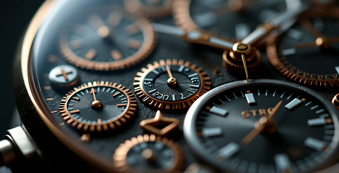 Eine künstlerische Darstellung von Weltuhren, die verschiedene Zeitzonen für globale Gaming-Sessions symbolisieren.