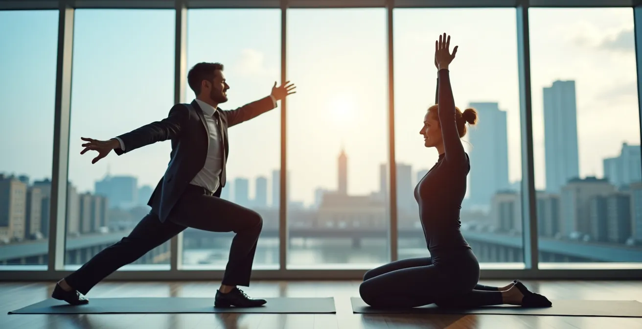 Visuelle Darstellung der unterschiedlichen Gehirnwellenaktivität bei HIIT und Yoga