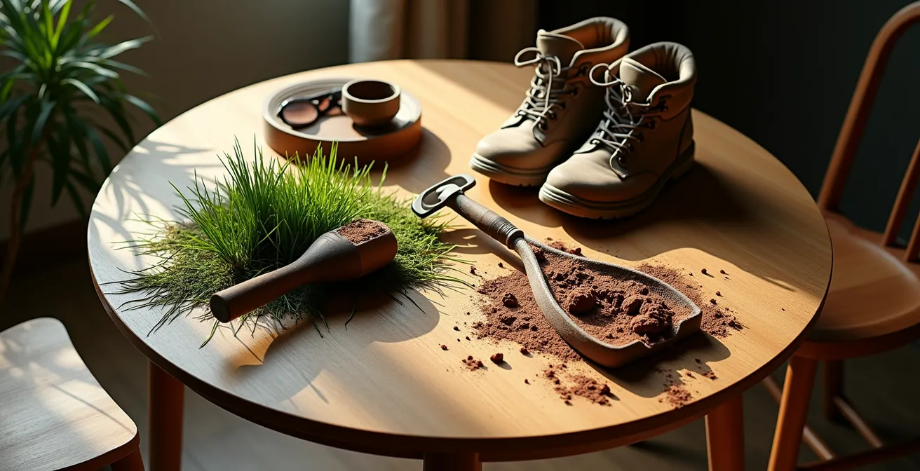 Visueller Jahresplaner mit vier markierten Quartalen für neue Hobby-Experimente